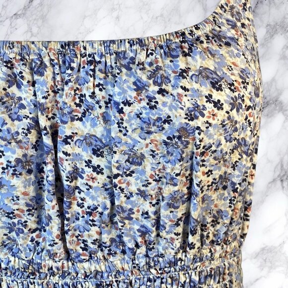Abercrombie and Fitch Mini Dress in Blue Ditsy Floral - Picture 11 of 11
